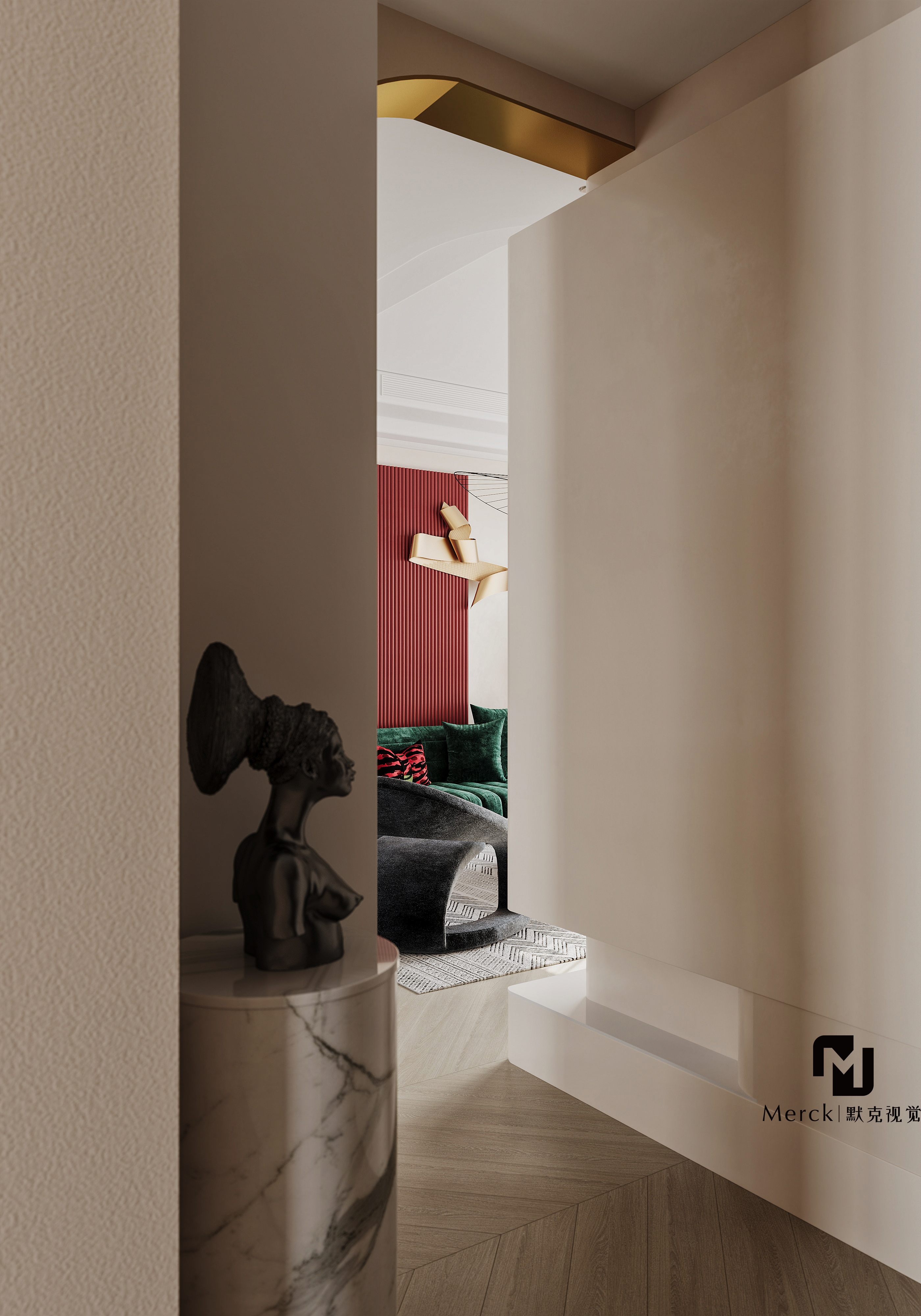 摩登轻奢风客餐厅丨默克视觉设计-14