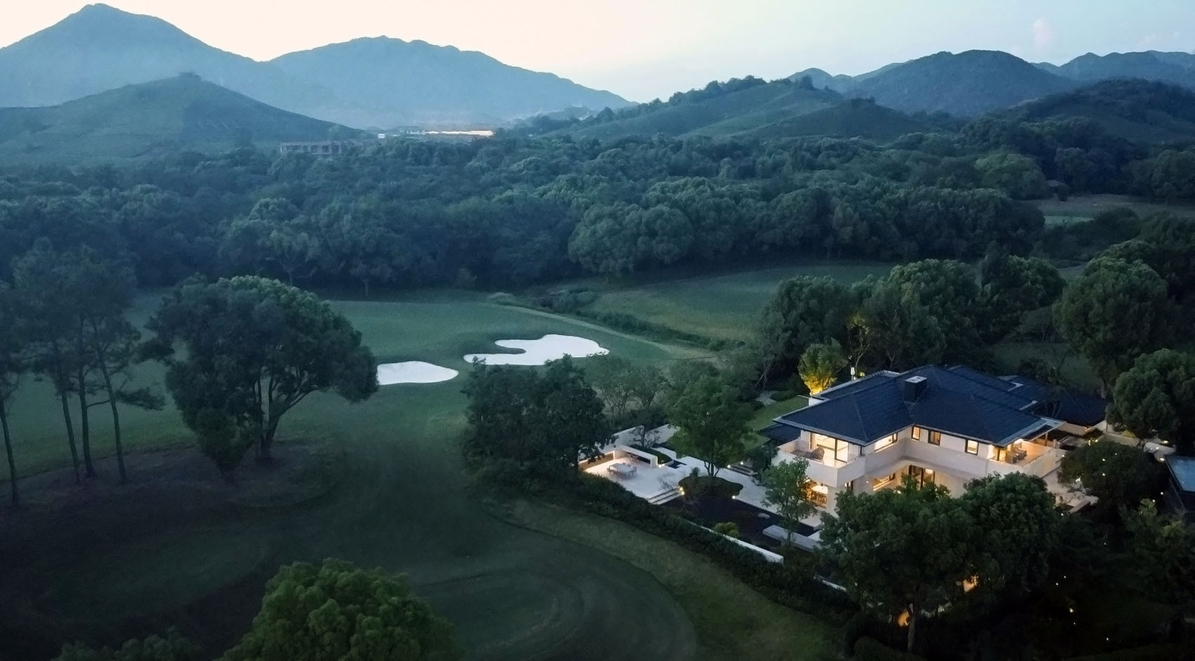 西湖高尔夫别墅丨中国杭州丨杭州时上建筑空间设计事务所&杭州玖鹿景观设计-67