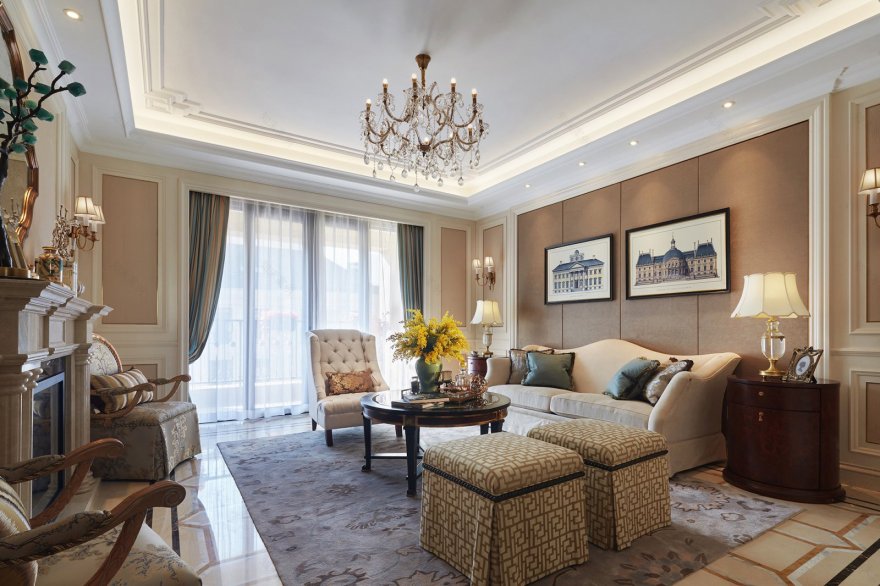 朗昇精装修交楼设计力作:大上海新兰园(叠墅、洋房)-5