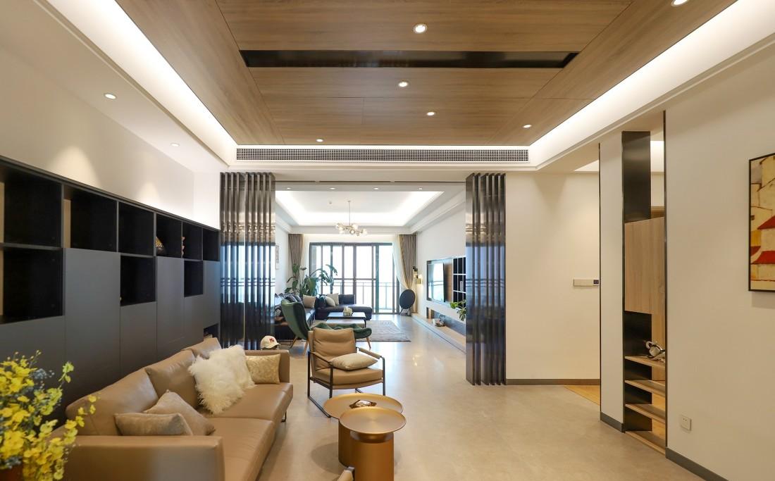 广州轻奢北欧风大户型设计,多元素空间利用-18