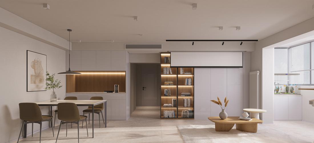 116㎡精致温馨三居室丨研筑国际-2