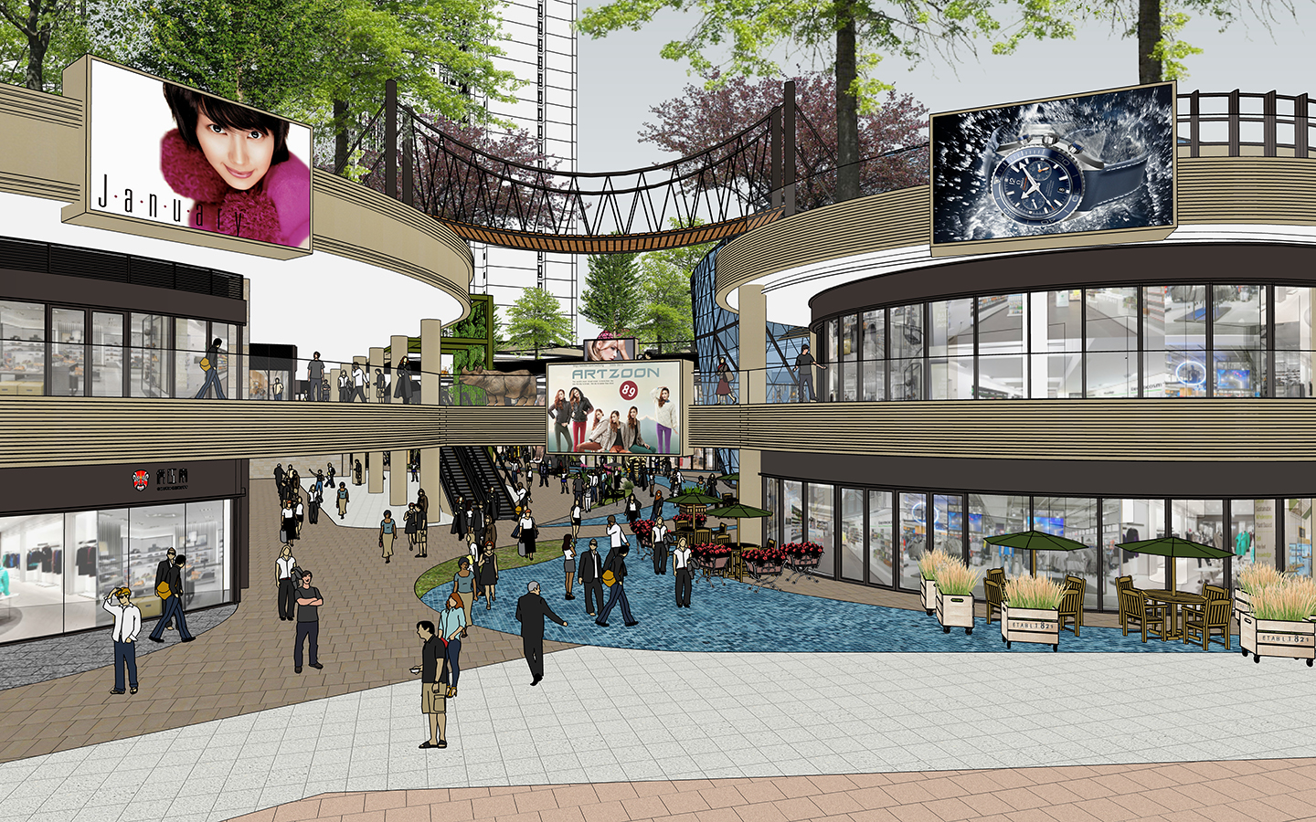 【购物中心设计】金园世纪城购物中心案例分享-8