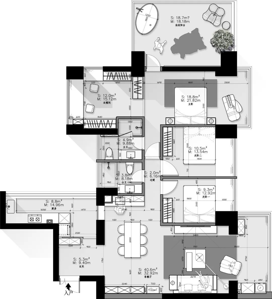 【莫川实景作品 | 厚德品园】断舍离+时代到来，极简奶油风格，化繁为简，更显设计功力-13