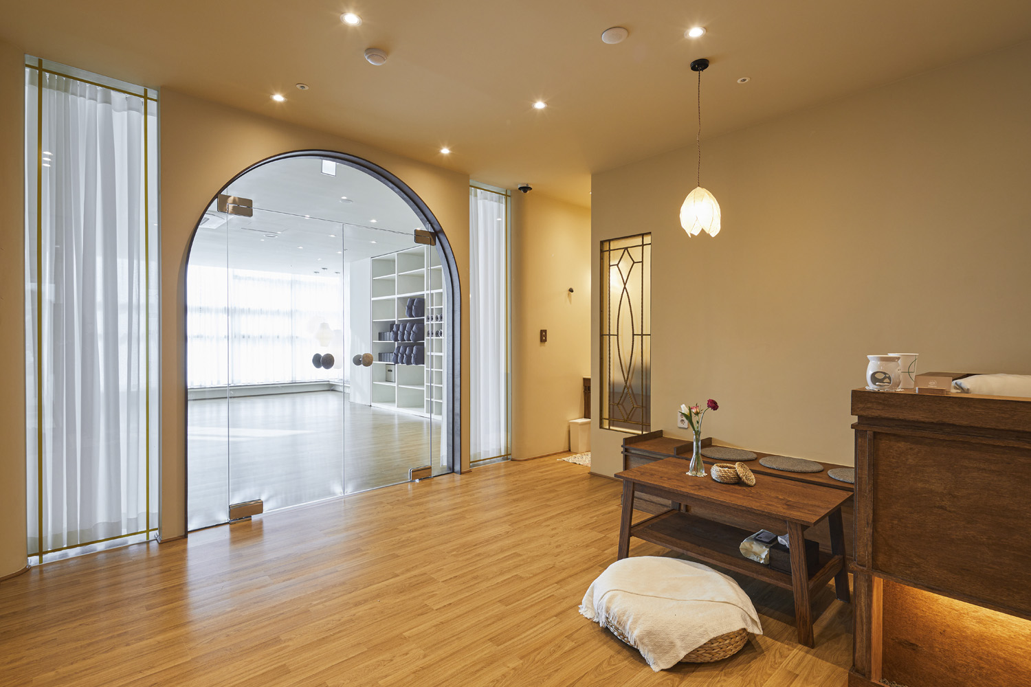 温馨 27 坪瑜伽学院室内设计案例-3