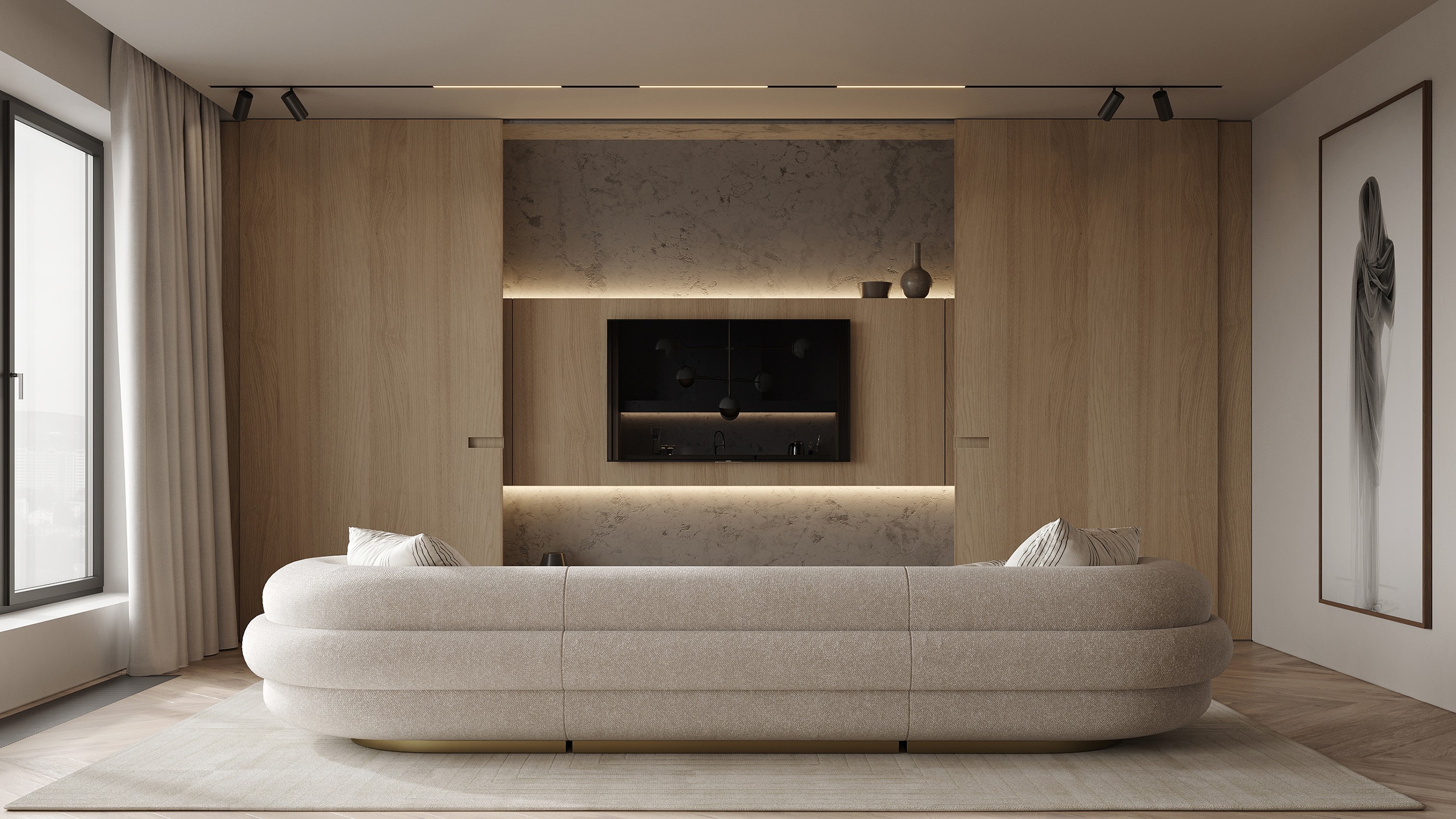 中性色系住宅设计 超精致！-2