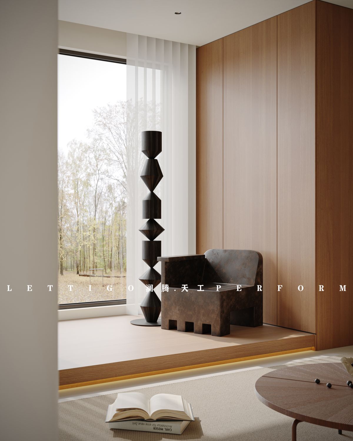 朴实无华的简约原木奶油风格，清浅而纯粹的居心之所-8