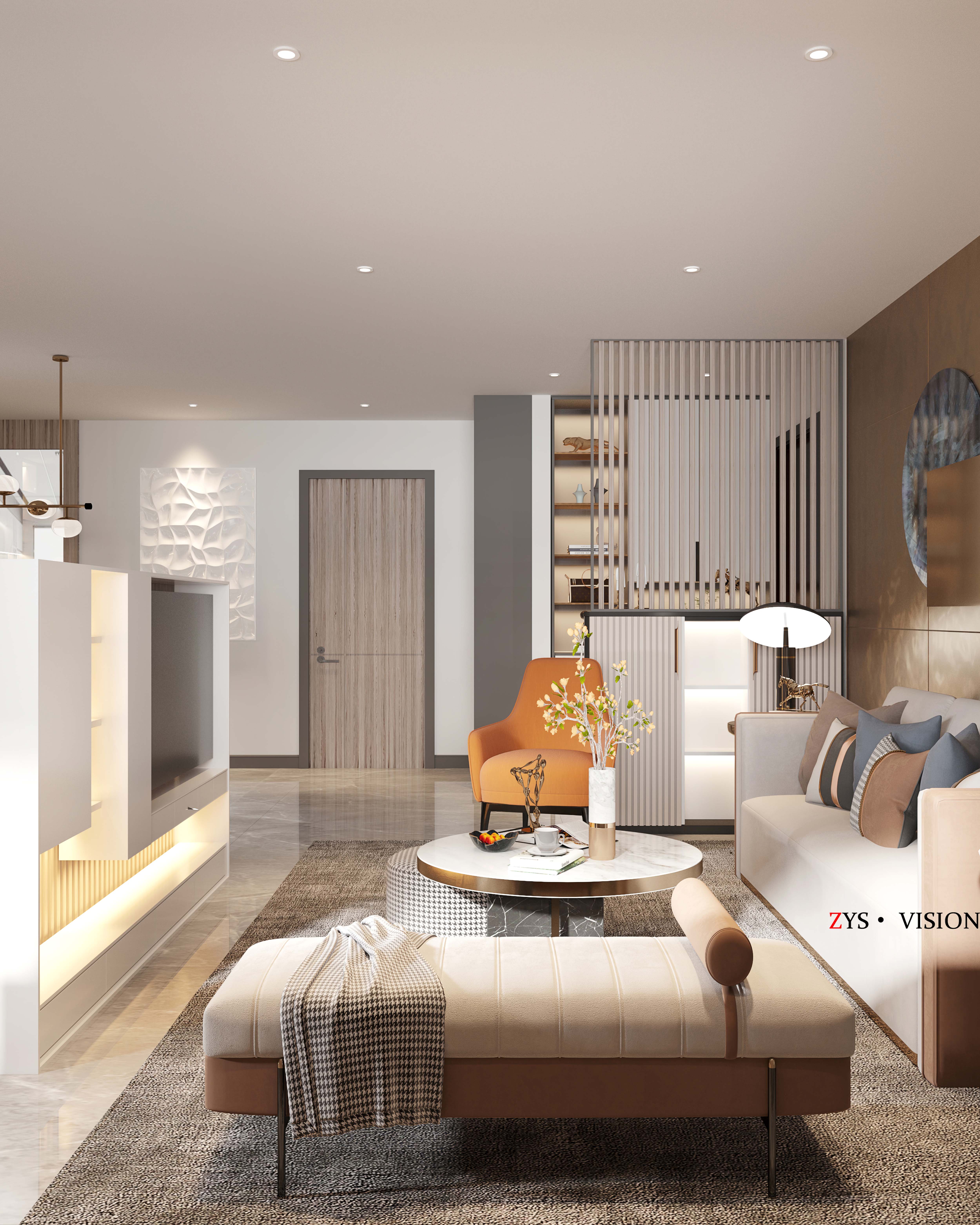 郑州简约轻奢空间塑造-15