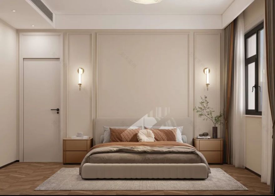 方案 | YJD:天风云墅305㎡,奶油轻法式!-27