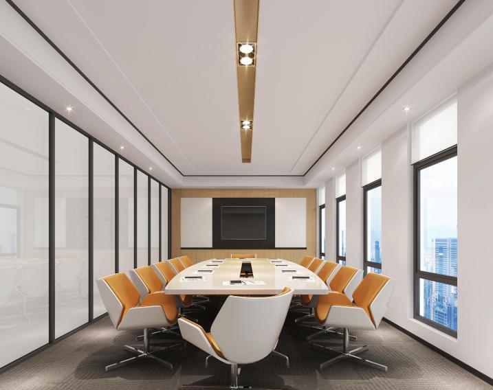 现代简约融入中式大气 高科技企业的办公室设计-5