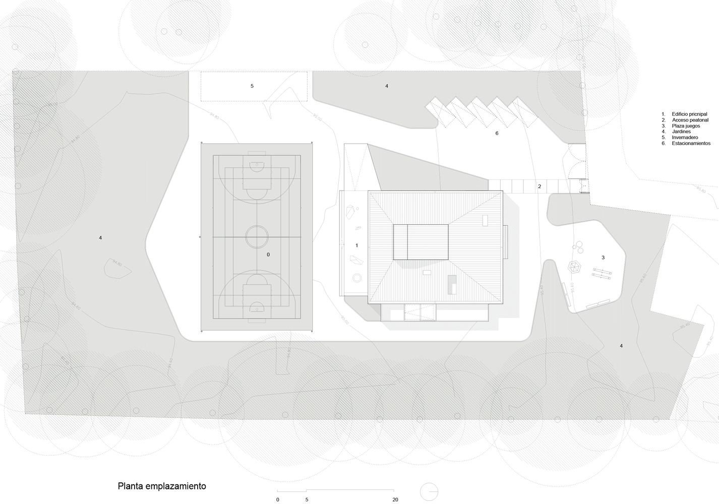 智利 Melirrehue 乡村学校 · 多功能中央庭院设计-28