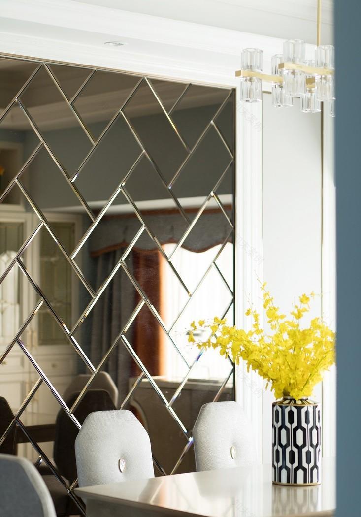 现代摩登美式轻奢家居,玩转平层空间设计-26