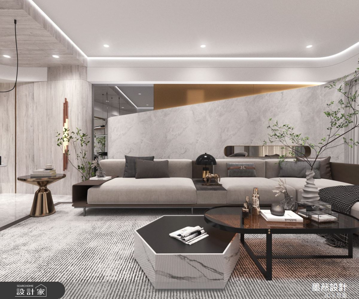 墨䔳·18·奢華風·61坪設計案例丨墨䔳設計,墨璞情境－設計家 Searchome-10