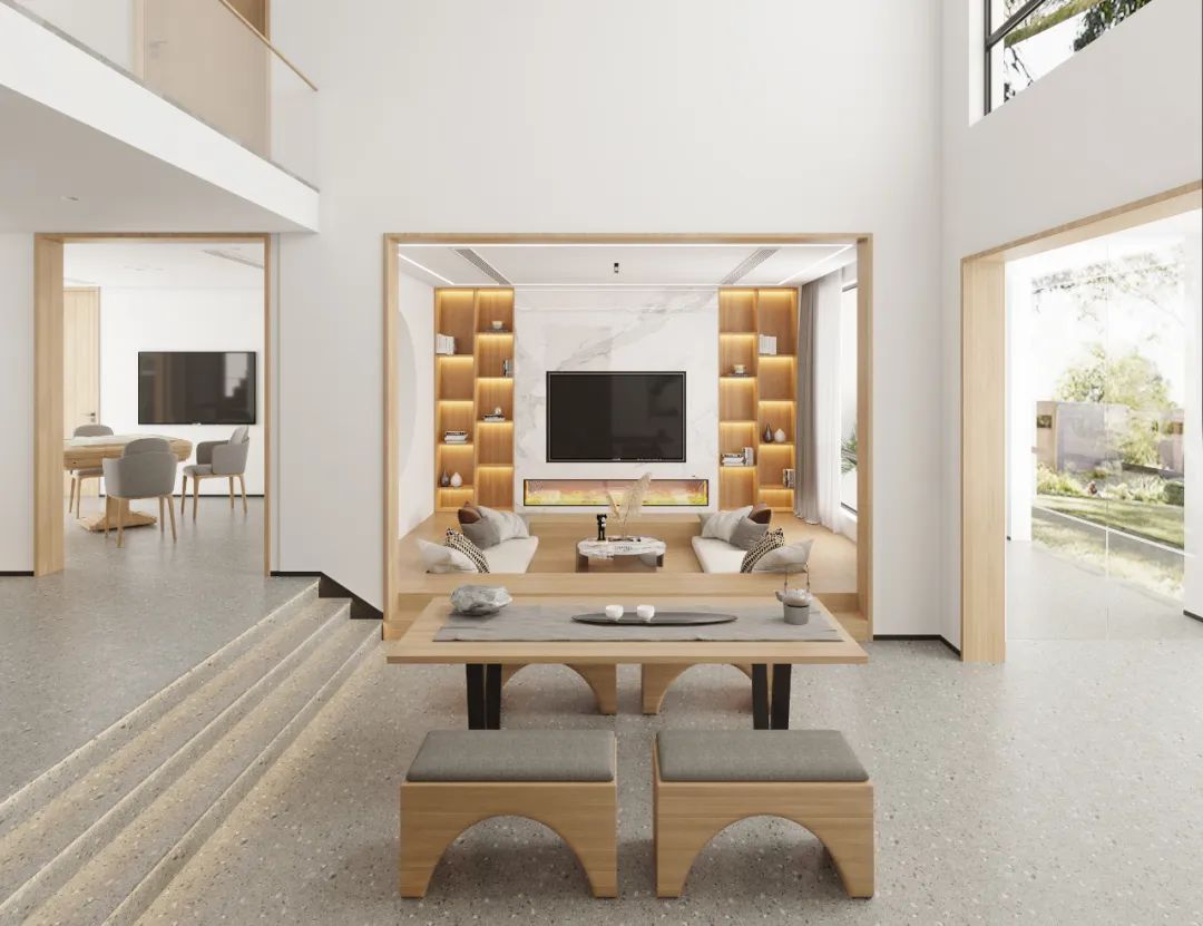 山间静养度假屋,原木白墙营造温馨氛围-25