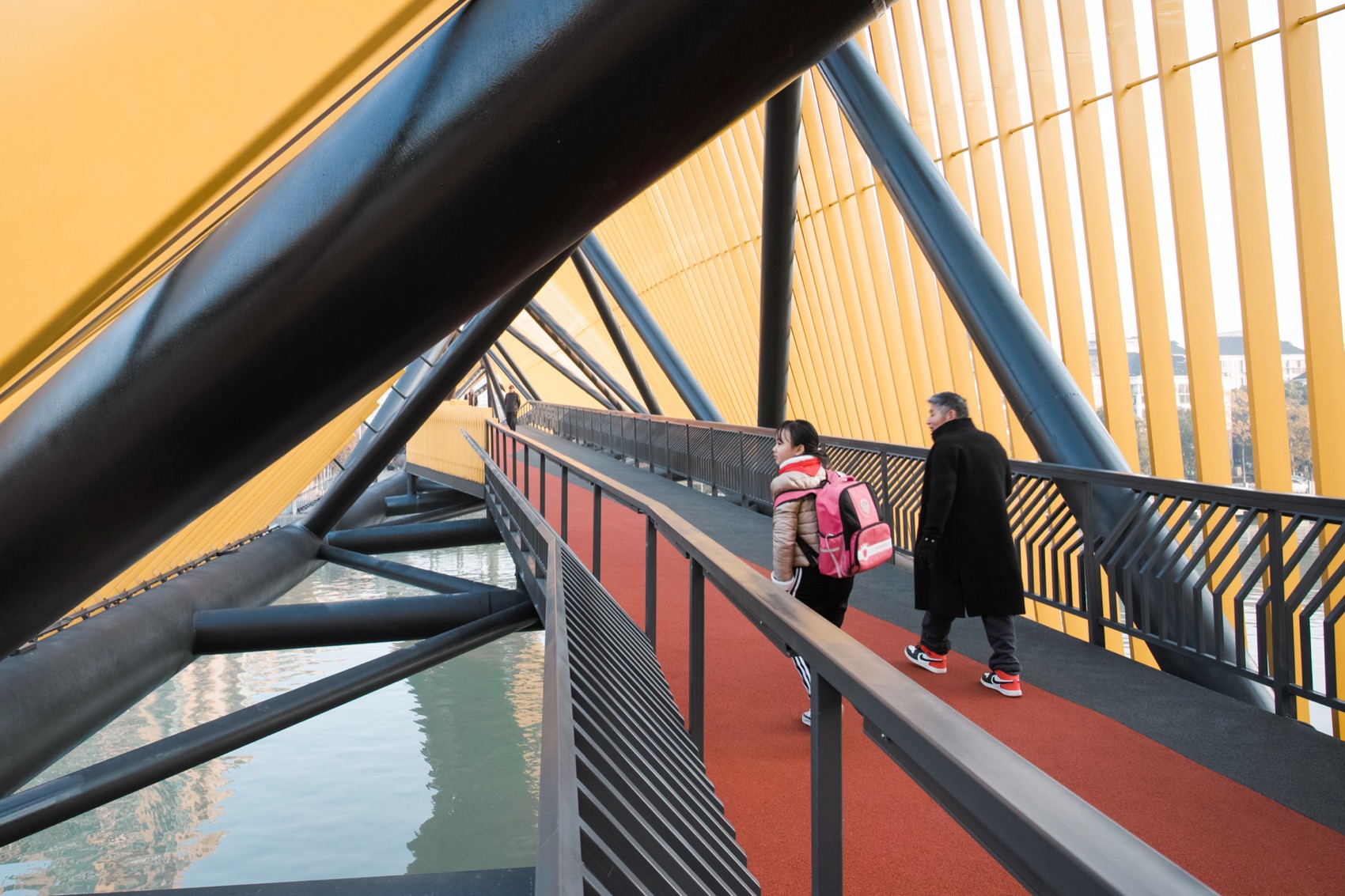 百穗桥·青浦南箐园北侧人行桥丨中国上海丨致正建筑工作室+博风建筑-38