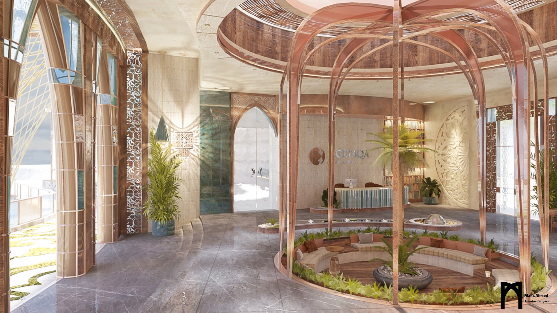 Moltaqa 文化中心接待处设计丨埃及开罗丨Maha Ahmed-8