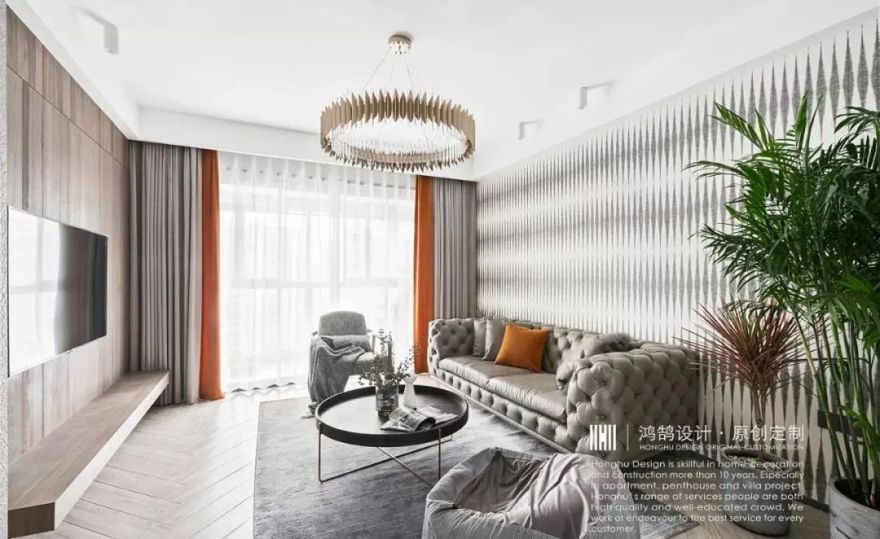 四季色彩的现代简约之家丨中国徐州丨鸿鹄设计-1