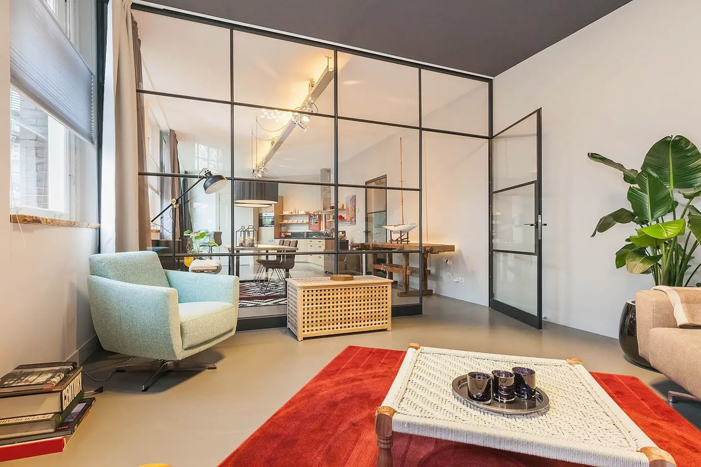 阿姆斯特丹中心区 97 平米开放式公寓设计-1