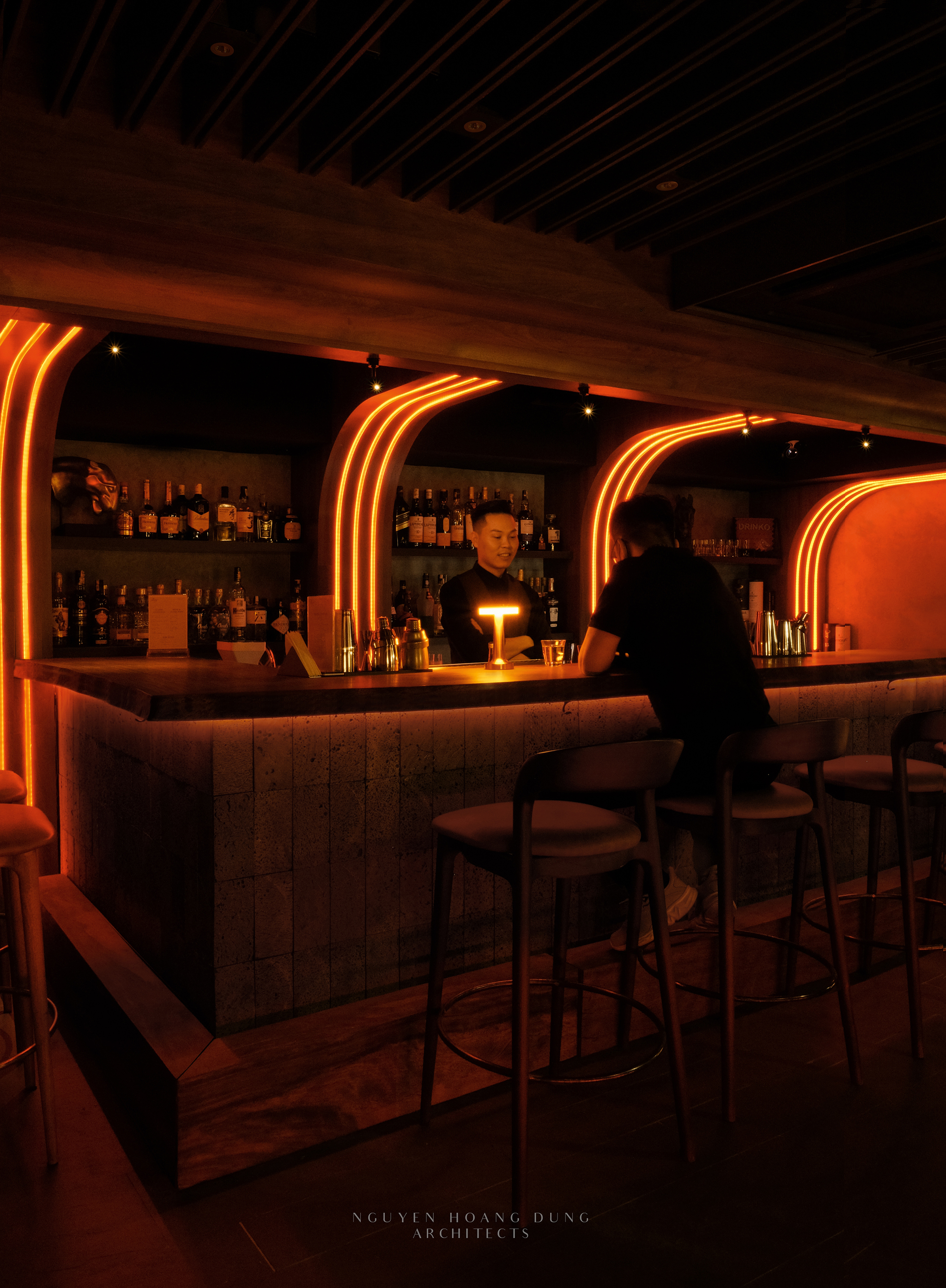 ALLEY WHISKY  COCTAIL PUB 设计丨越南河内丨NGUYEN HOANG DUNG ARCHITECTS-9
