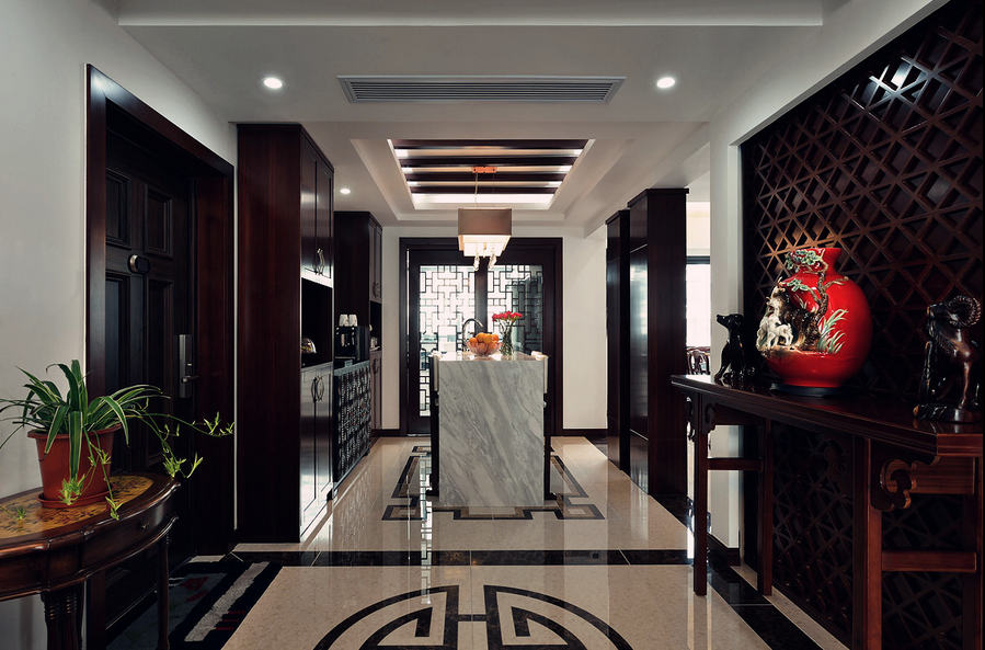 平新中式别墅装修——传承文化-1