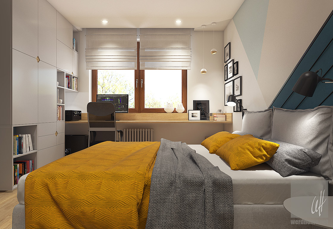 WERDHOME | Projekt wnętrza mieszkania w Krakowie-17