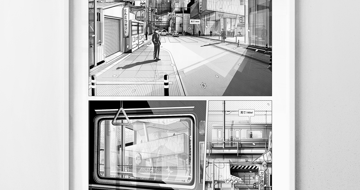 东京都建筑漫画艺术-12