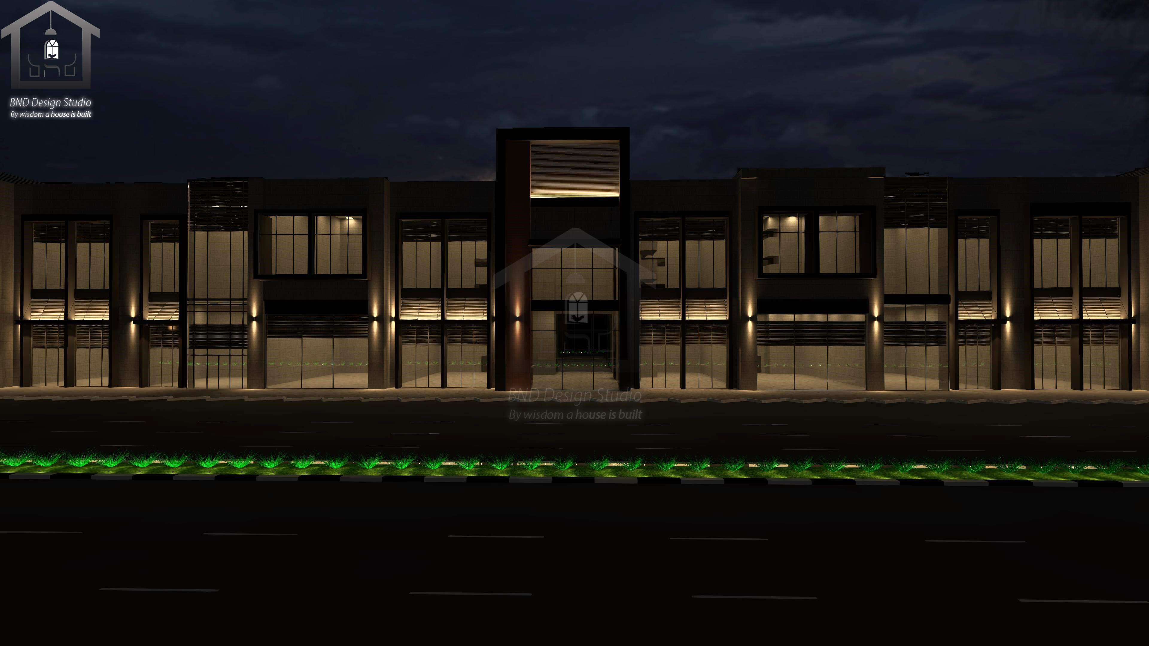 Facade Lighting Design - Mall - Saudi Arabia-1