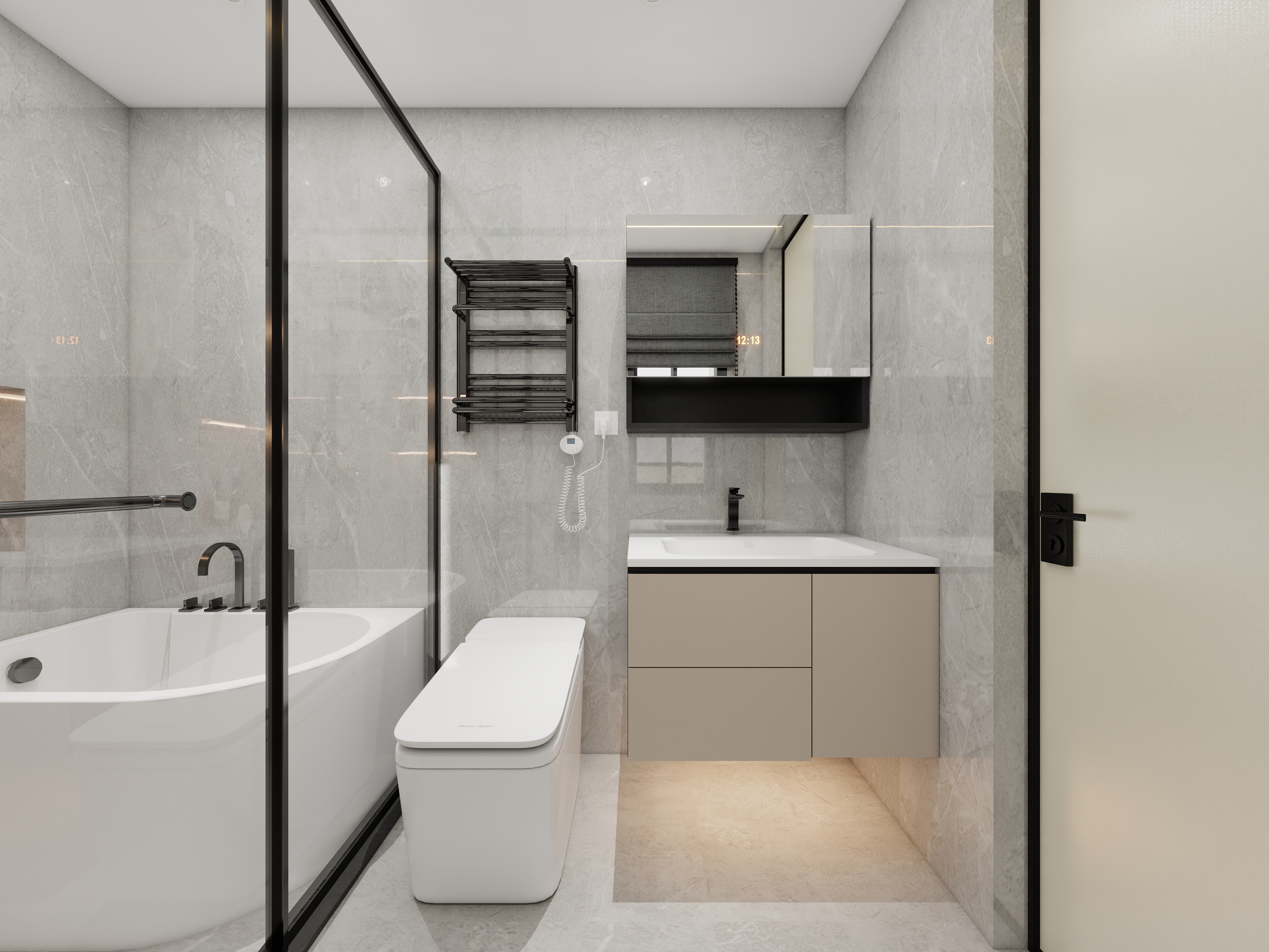 四川岳池御龙湾（214平方意式极简六居室）-79