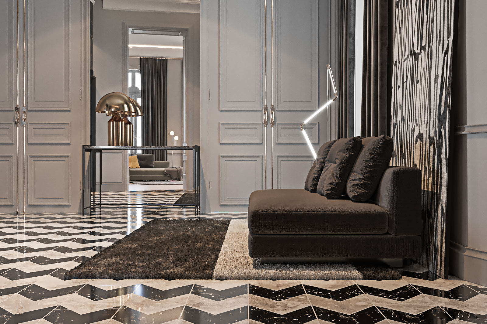 巴黎住宅设计丨法国巴黎-33