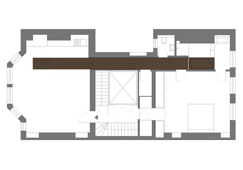 No 1 Balfour Place住宅改造项目丨英国伦敦丨Karsten Huneck,Bernd Truempler-37