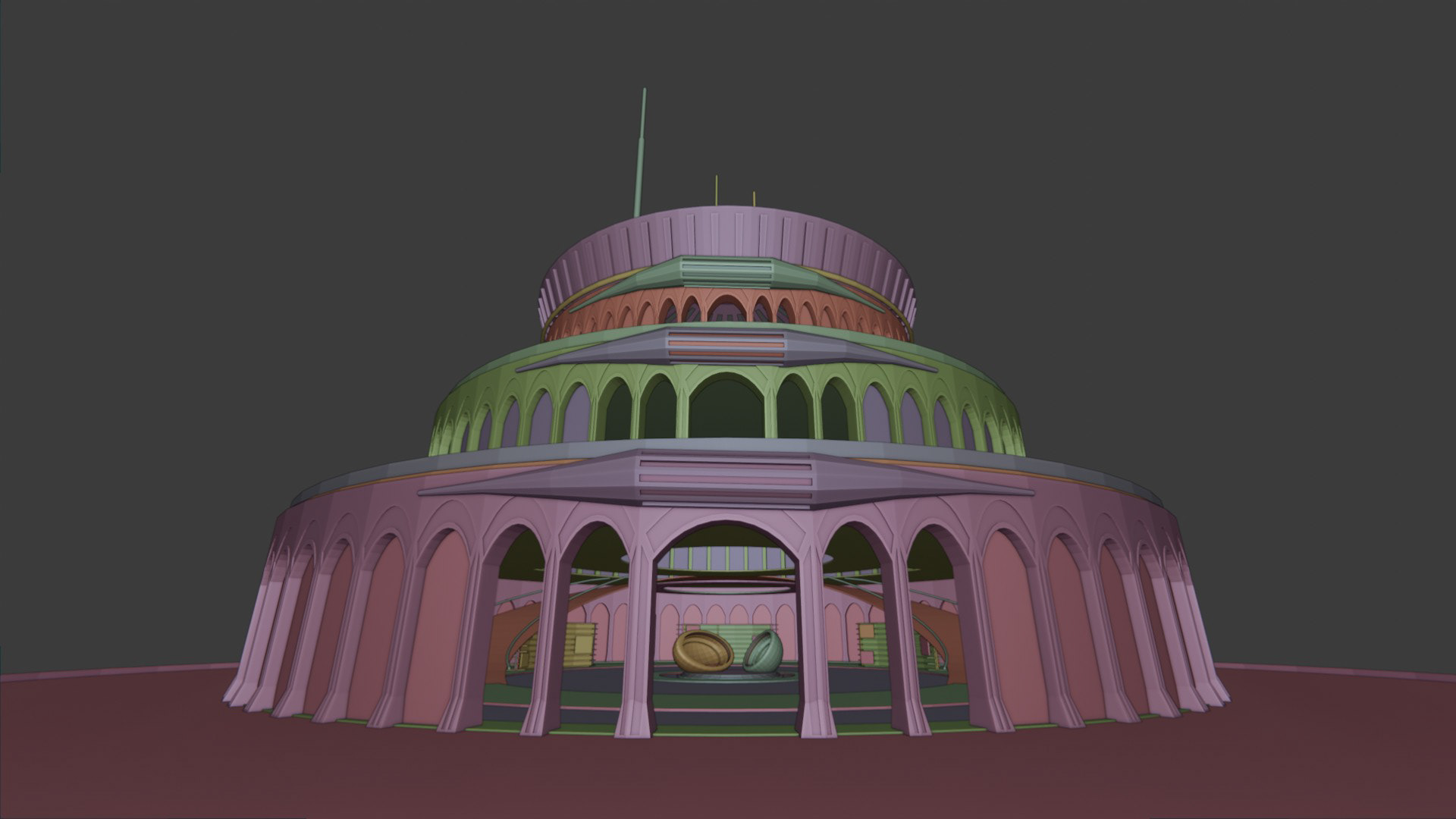 建筑中的产卵，简单宇宙-12