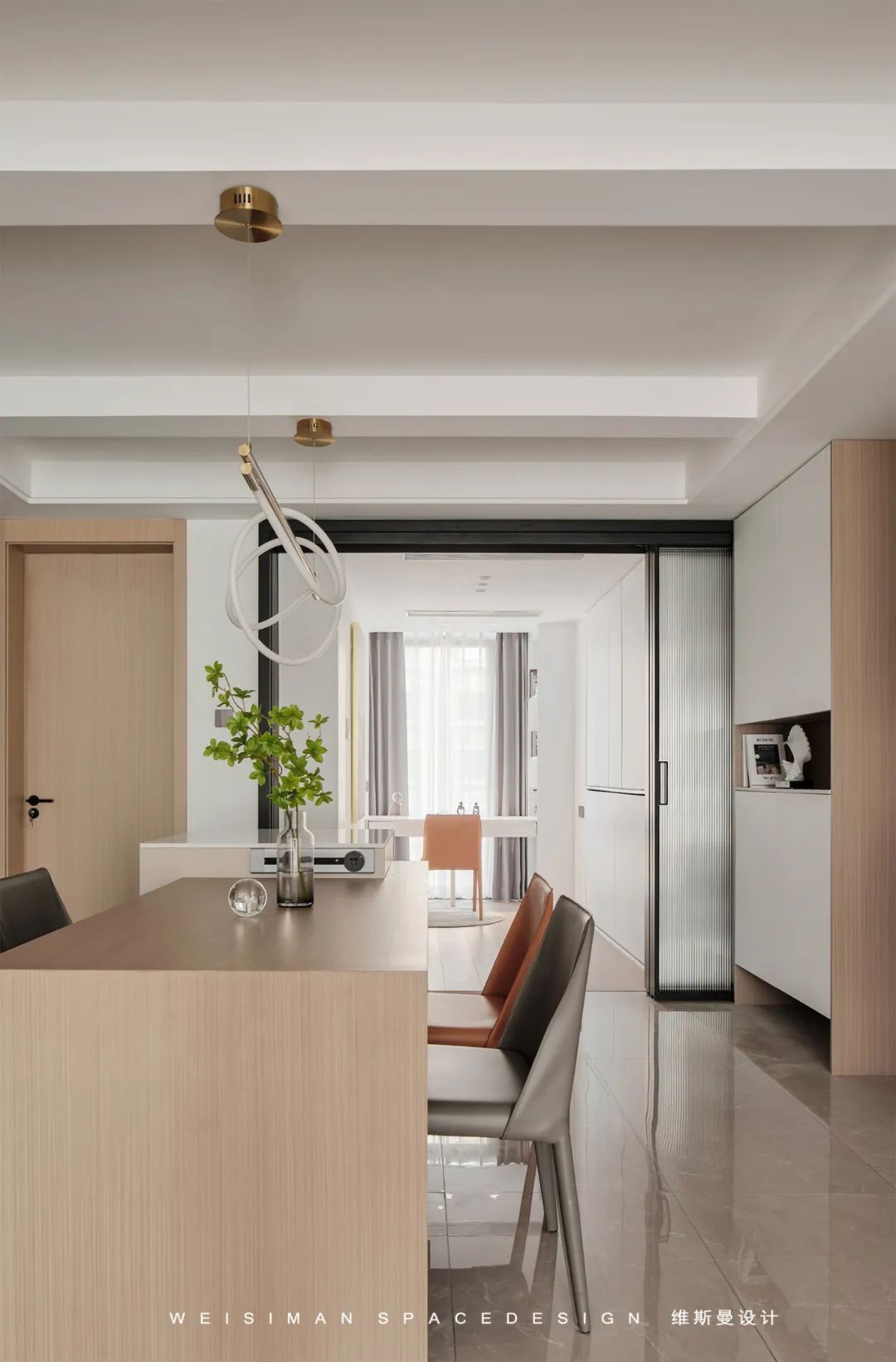 奶油色调的温柔私宅丨苏州维斯曼全案设计-38