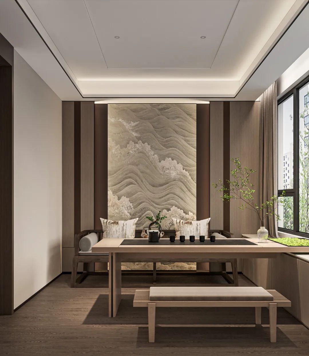 柳州中海·天钻 247m²大平层设计丨中国柳州丨CHY 陈鹤一室内设计研究院-32