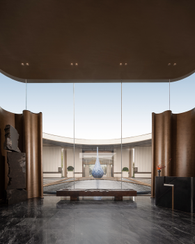 浙江杭州翠隐江粼售楼处丨中国杭州丨近境制作,上海恩威建筑设计有限公司