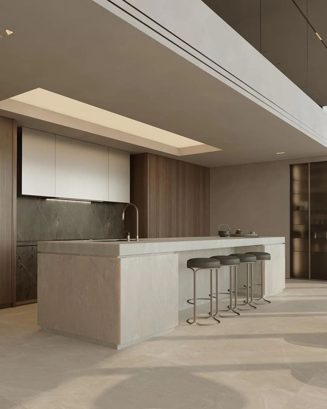 BISCAYNE BLVD 顶层复式极简主义设计丨ArtPartner Architects-24