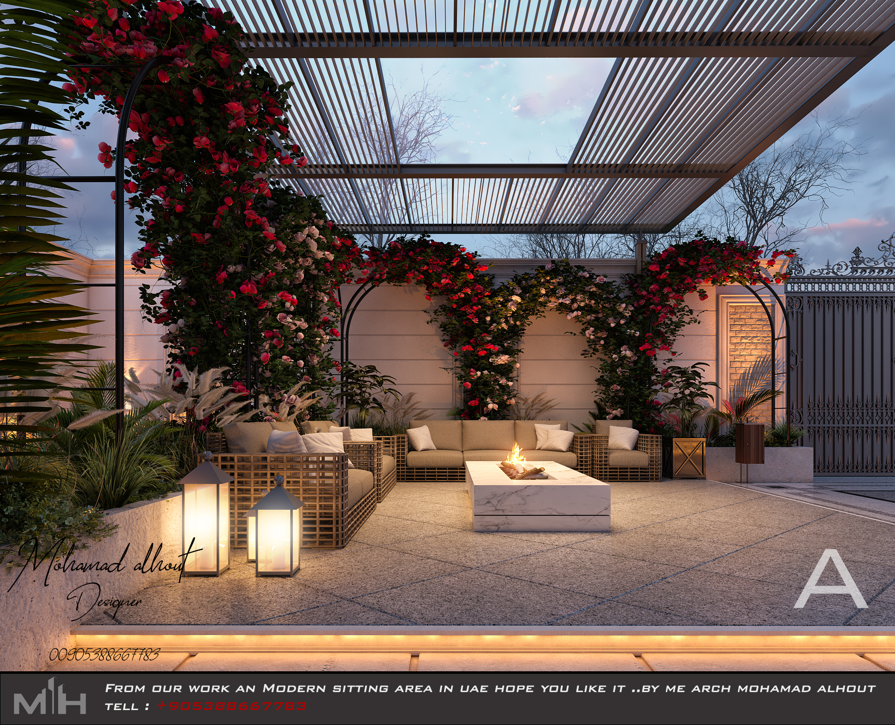 EXTERIOR SITTING AREA IN UAE-0