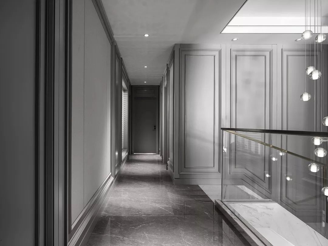 法式轻奢叠拼别墅，中性色的高级格调！-29