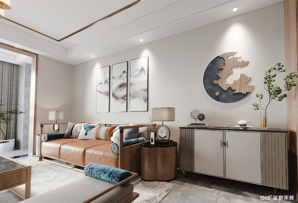 东阳凯越公馆新中式家居设计丨中国浙江丨圣都家居装饰有限公司-8