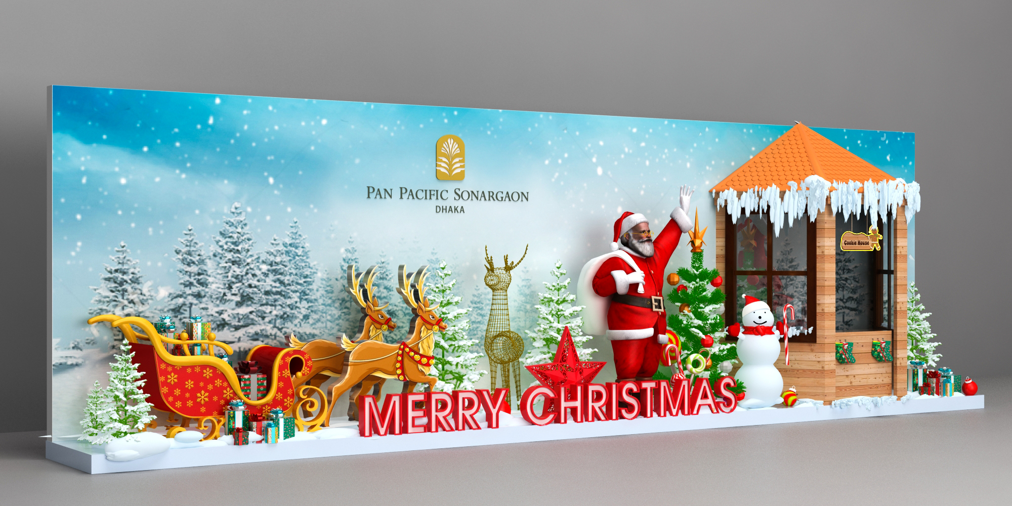 Pan Pacific Sonargaon Dhaka - Christmas installations-1