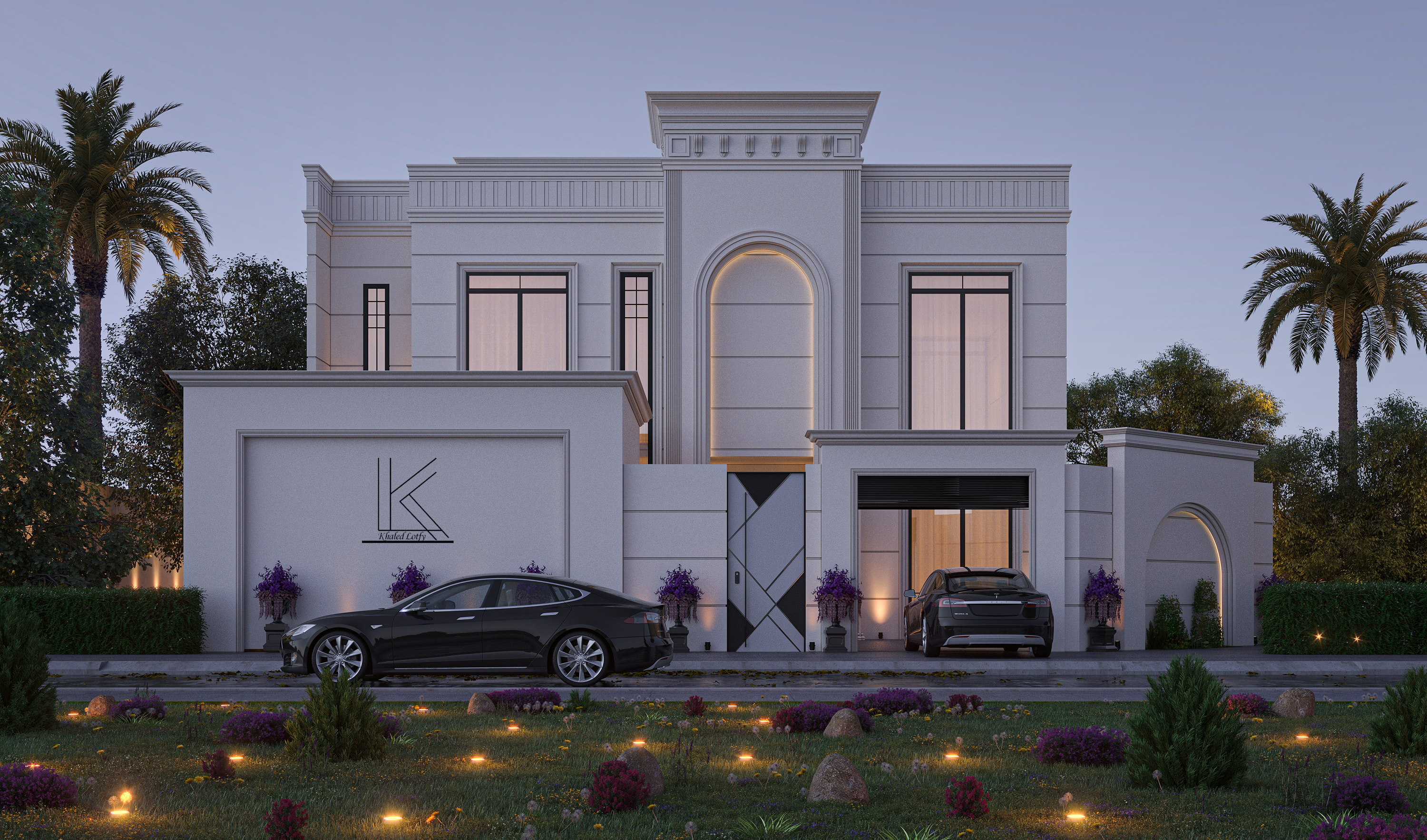 新古典别墅立面丨Bareeq Consulting-12