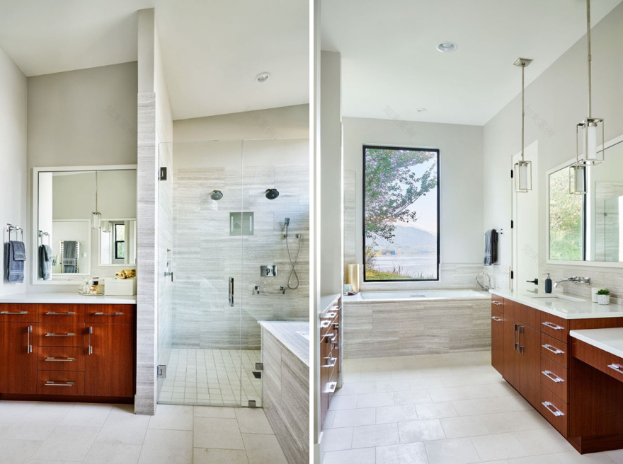 华盛顿耶鲁湖现代湖滨度假屋丨美国华盛顿-19