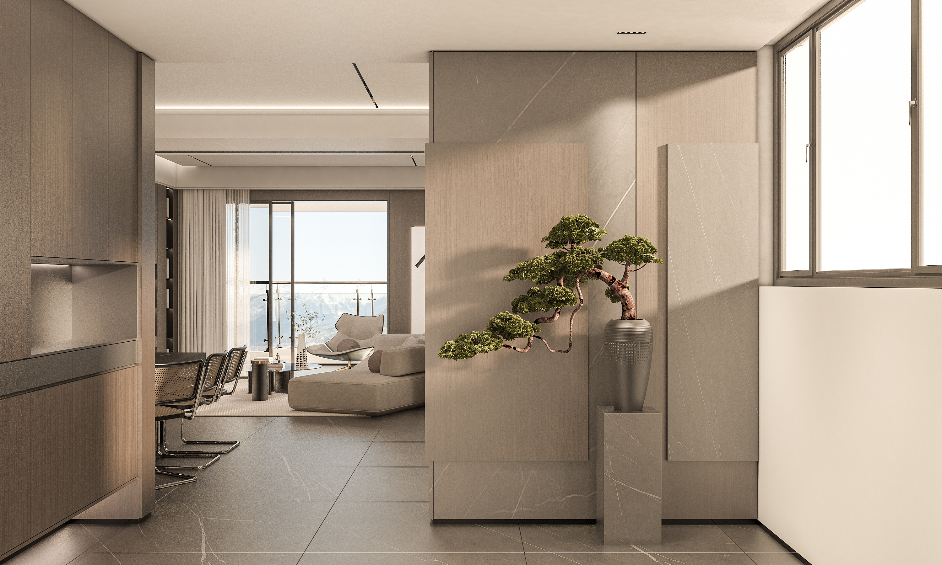 122m² 大平层室内设计-10