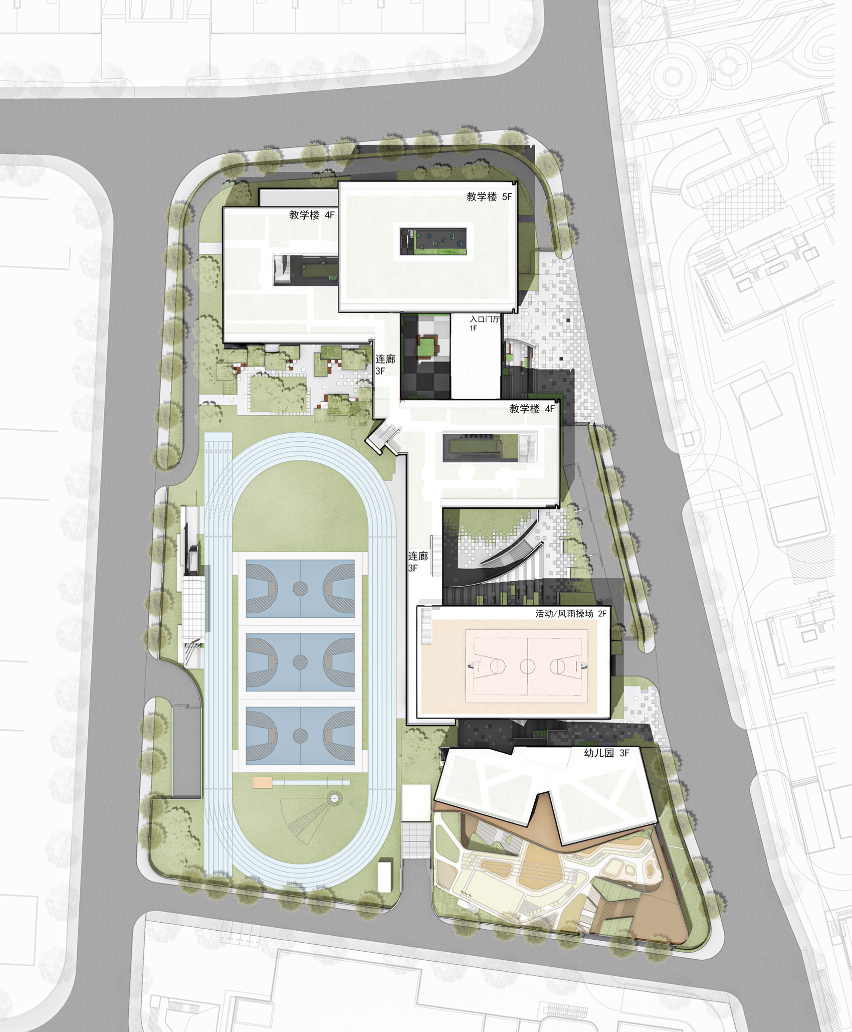 杭州师范大学附属竞潮小学及幼儿园丨中国杭州丨UA尤安设计-88