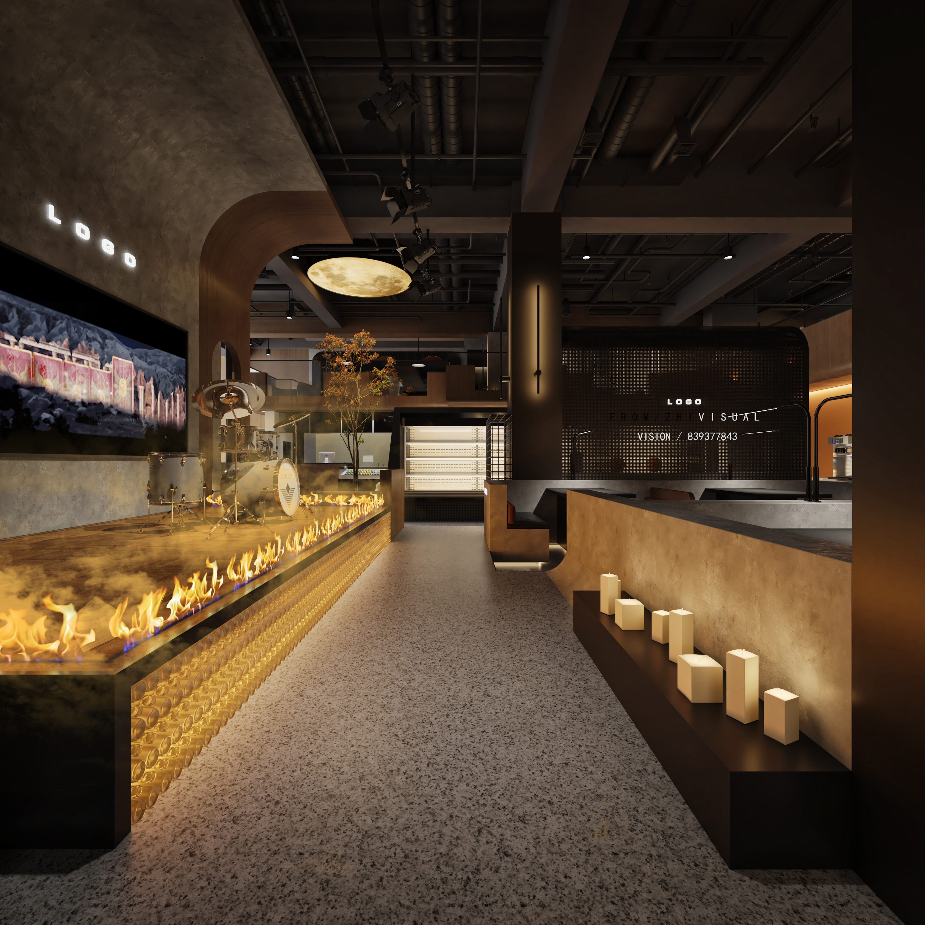 3DMAX2019 VR PSCC 打造惊艳餐饮空间-3