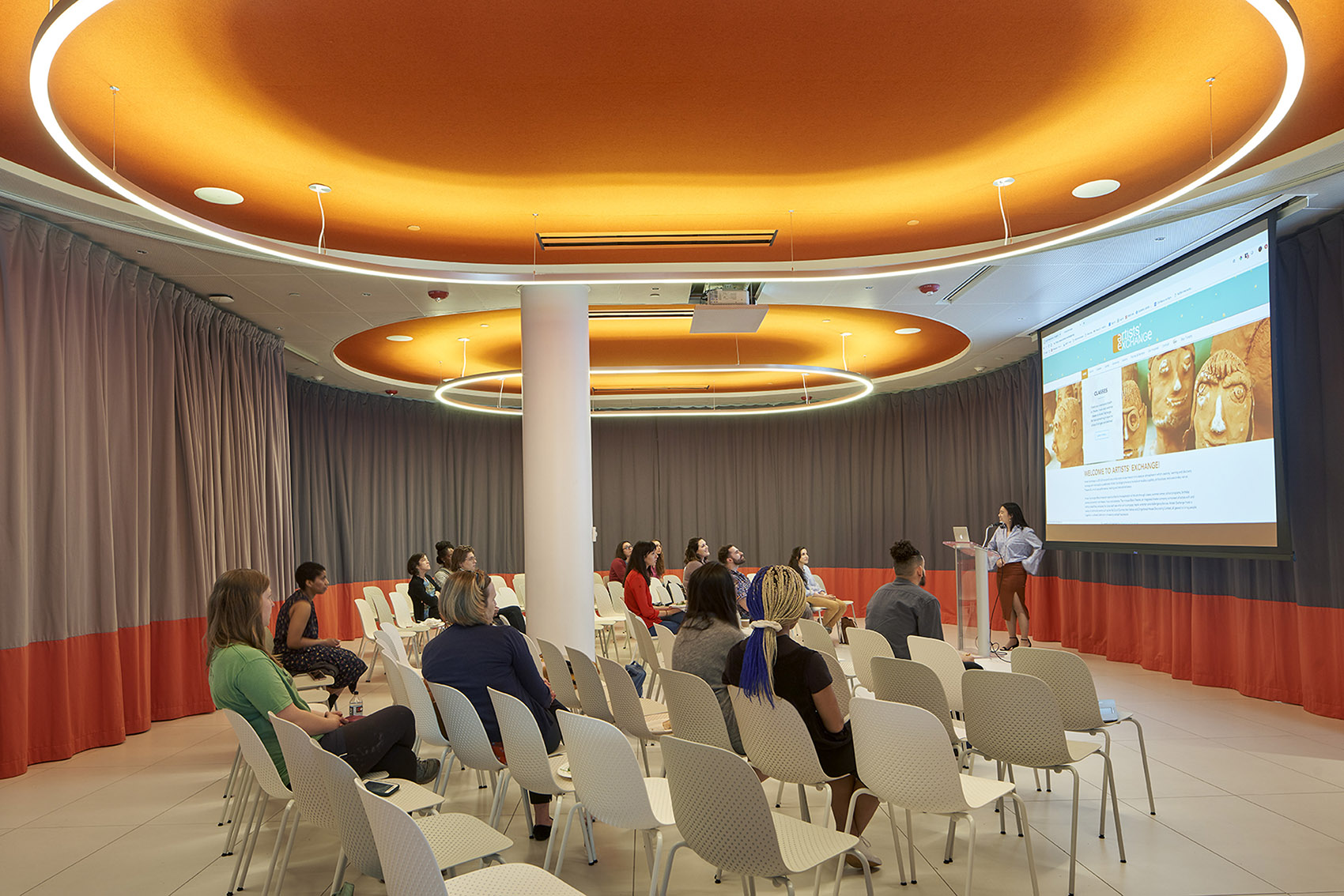 罗德岛设计学院学生中心，美国 / WORKac-80