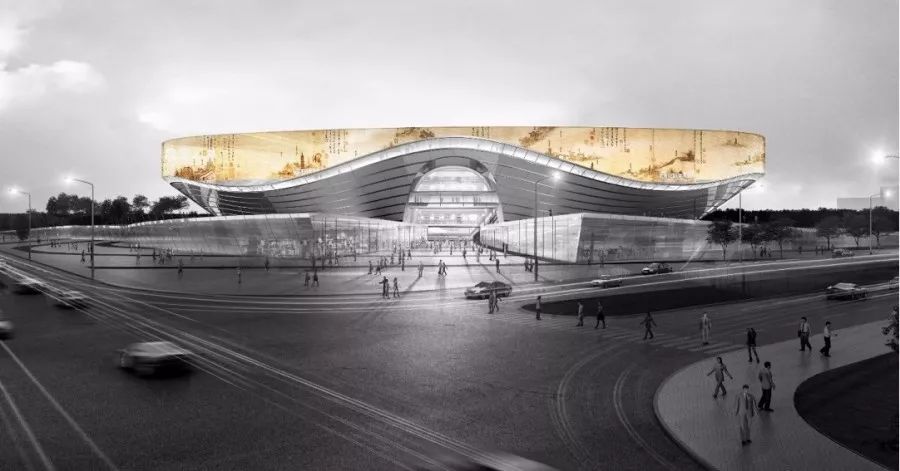 嘉兴文化艺术中心——红船拱桥水莲,绿色共享新时代-162