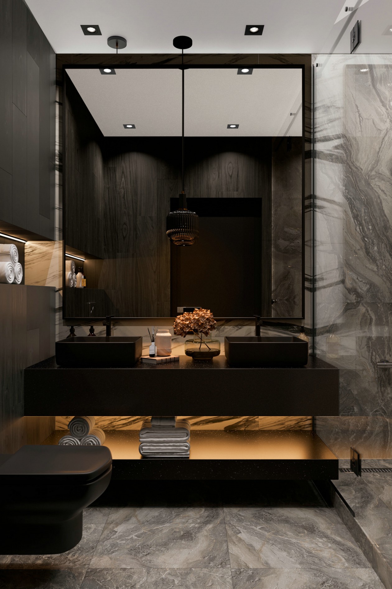 现代都市 160㎡优雅生活空间-22