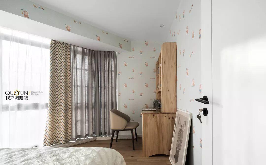 公园大厦 88 平现代简约设计,原木地板与无吊顶展现自然美感-30