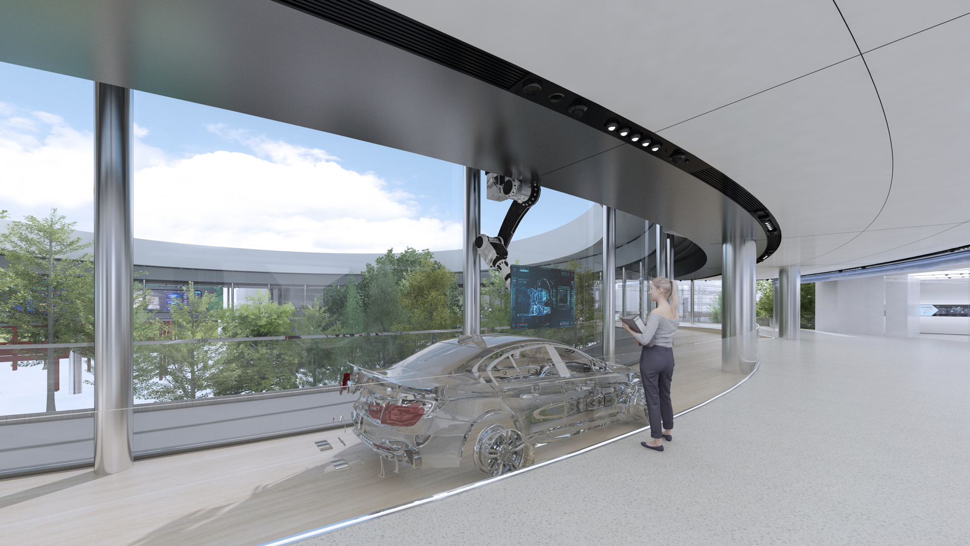 敏实未来汽车工厂展示中心｜2020-7