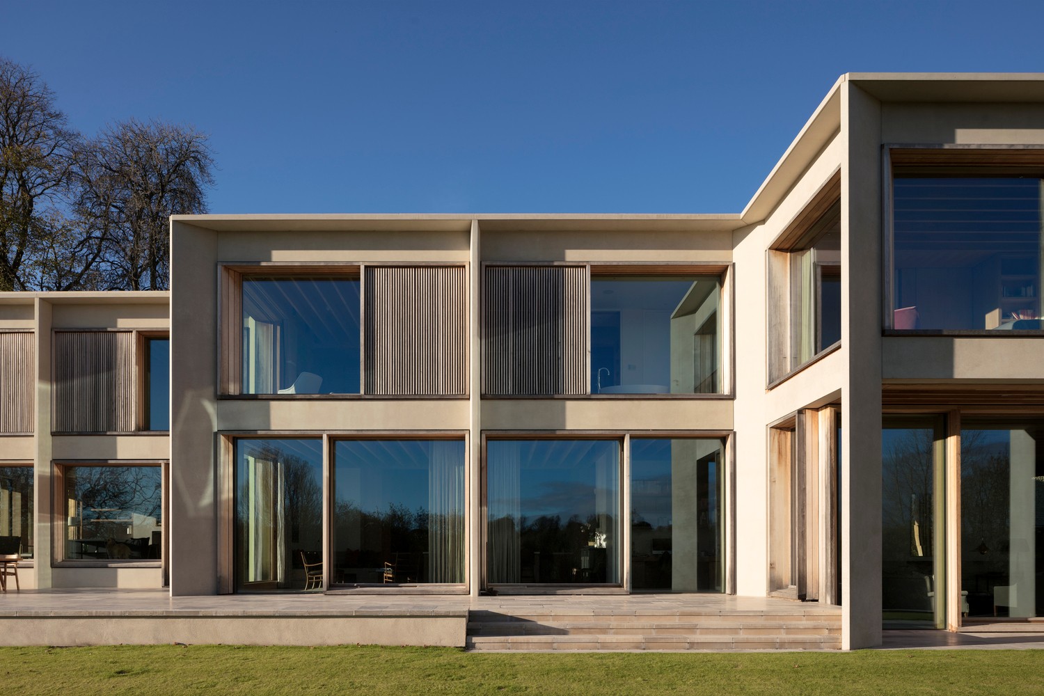 汉普郡住宅 | 融入自然的双层景观之家-24