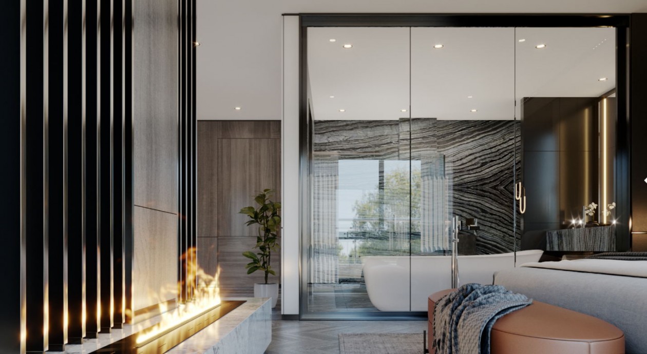 鲜明的线条与中性元素 创造出精致的室内空间-12